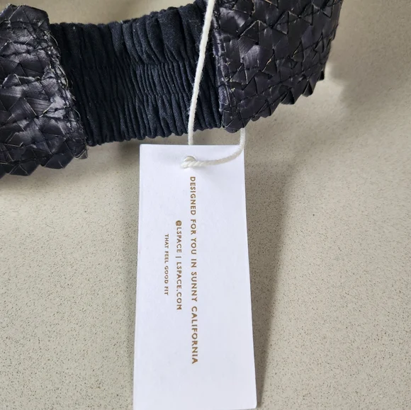 L*SPACE Maloma Hat - NATURAL/BLACK **NEW - Picture 9 of 9